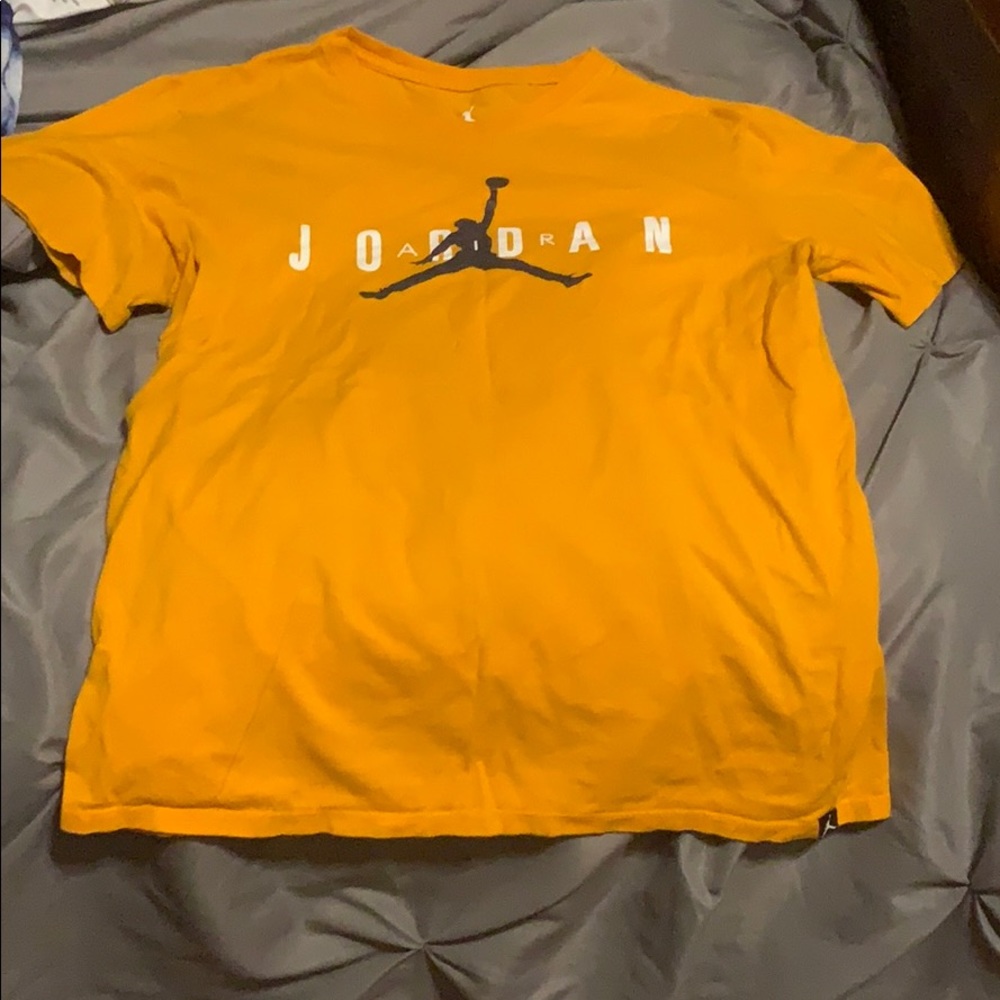 Orange Jordan shirt